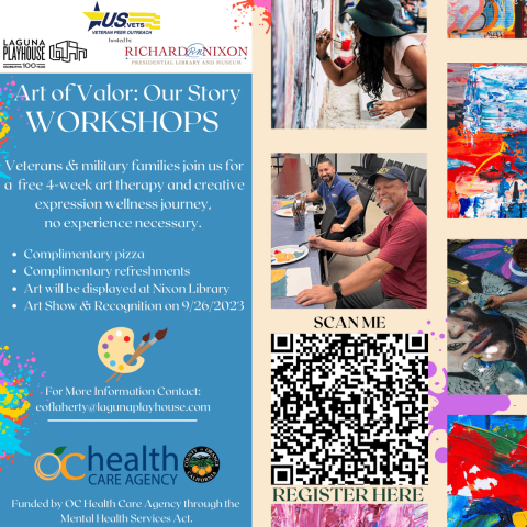 Art of Valor workshops flyer